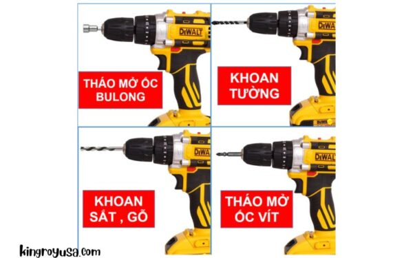 Máy Khoan Pin 3 Chức Năng 77V